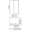 Душевой уголок WasserKRAFT Aula 90х100 11P18