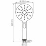 Ручной душ WasserKRAFT A339