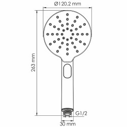 Ручной душ WasserKRAFT A339
