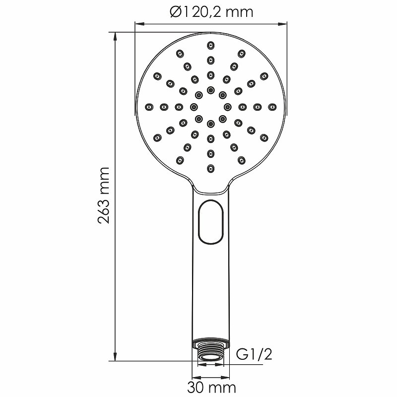 Ручной душ WasserKRAFT A339