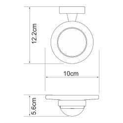 Мыльница WasserKRAFT Isen K-4029