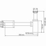 Сифон для раковины WasserKRAFT Abens A169