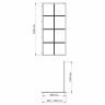 Душевая перегородка WasserKRAFT Glan 100 66W44
