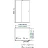 Душевой уголок WasserKRAFT Aula 90х80 11P20