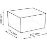 Корзина для белья WasserKRAFT Abens WB-220-L