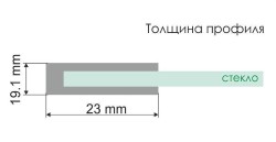 Душевая дверь WasserKRAFT Spree 90 14P04
