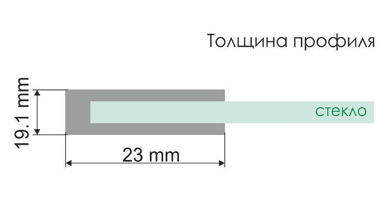 Душевая дверь WasserKRAFT Spree 90 14P04