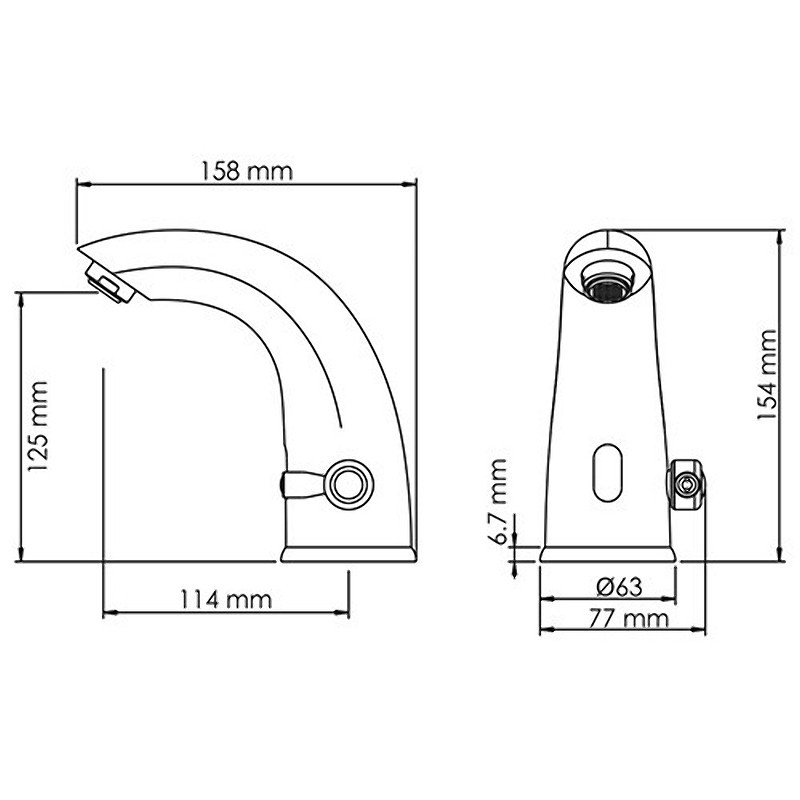 Смеситель для раковины WasserKRAFT Rossel 2813