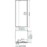Душевой уголок WasserKRAFT Berkel 80x80 48P02