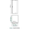 Душевой уголок WasserKRAFT Aisch 90x100 55P18