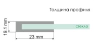 Душевая дверь WasserKRAFT Spree 120 14P05