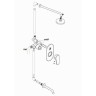 Смеситель для душа WasserKRAFT Kammel 1841