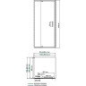 Душевой уголок WasserKRAFT Berkel 80x90 48P28