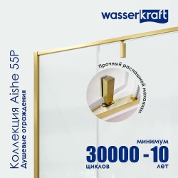 Душевой уголок WasserKRAFT Aisch 100x90 55P22