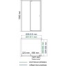 Душевой уголок WasserKRAFT Aula 90х90 11P03