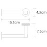 Держатель туалетной бумаги WasserKRAFT Mosel K-46696