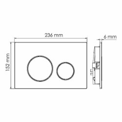 монтажная рама WasserKRAFT Salm 27TLT.010.ME.BL.BN02 для унитаза