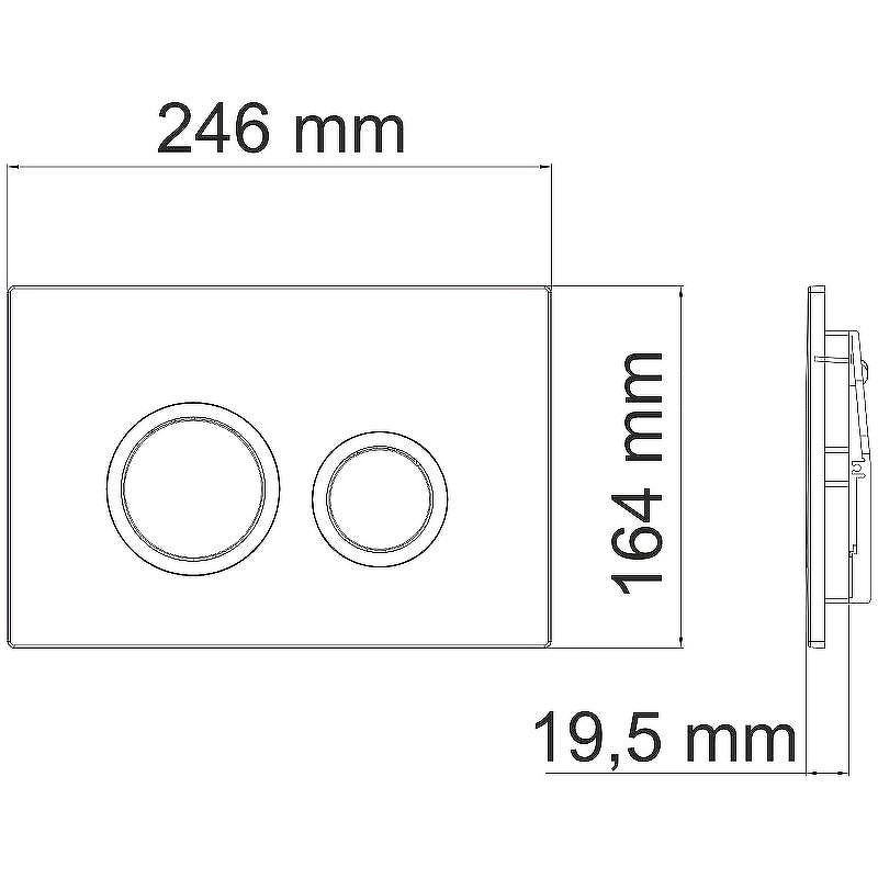 монтажная рама WasserKRAFT Dinkel 58TLT.010.ME.BN01 для унитаза