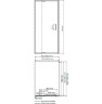 Душевой уголок WasserKRAFT Berkel 80x100 48P29