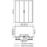 Душевой уголок WasserKRAFT Lippe 160x90 45S51