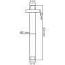 Кронштейн для верхнего душа WasserKRAFT A234