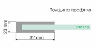 Душевой уголок WasserKRAFT Dill 90x90 61S03