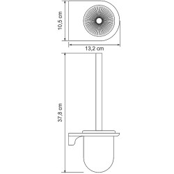 Ершик для унитаза WasserKRAFT Kammel K-8327W