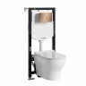 Комплект унитаза с инсталляцией WasserKRAFT Aller 10TLT.010.ME.RG02.H001