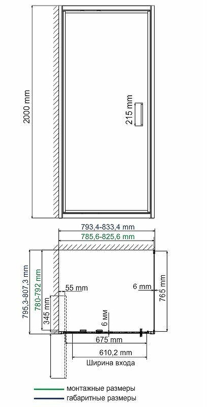 Душевой уголок WasserKRAFT Salm 80x80 27I02