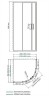 Душевой уголок WasserKRAFT Dill 90x90 61S01