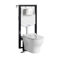 Комплект унитаза с инсталляцией WasserKRAFT Vils 56TLT.010.ME.BN03.H001