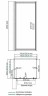 Душевой уголок WasserKRAFT Salm 80x90 27I28
