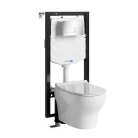 Комплект унитаза с инсталляцией WasserKRAFT Vils 56TLT.010.ME.CH04.H001