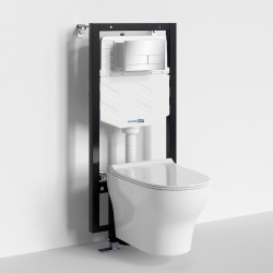 Комплект унитаза с инсталляцией WasserKRAFT Vils 56TLT.010.ME.CH04.H001