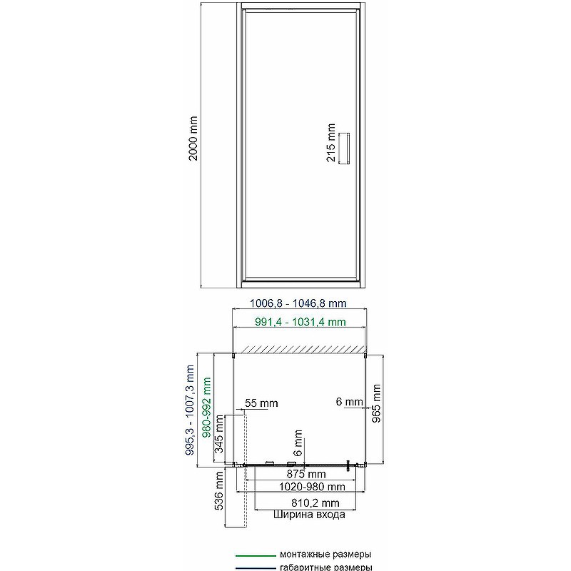 Душевой уголок WasserKRAFT Salm 100x100 27I42