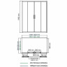 Душевой уголок WasserKRAFT Lippe 150x90 45S48