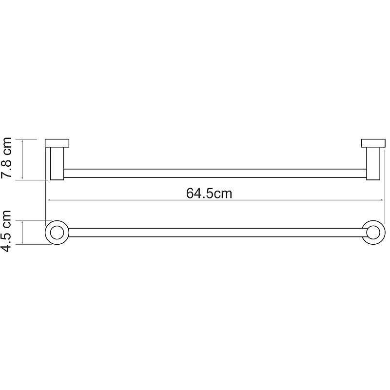 Полотенцедержатель WasserKRAFT Donau K-9430