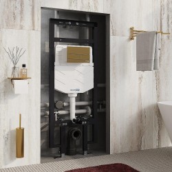 монтажная рама WasserKRAFT Dinkel 58TLT.010.ME.MG04 для унитаза