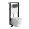 Комплект унитаза с инсталляцией WasserKRAFT Vils 56TLT.010.ME.MB03.H001