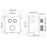 Смеситель для душа WasserKRAFT Asphe 7748 Thermo с термостатом