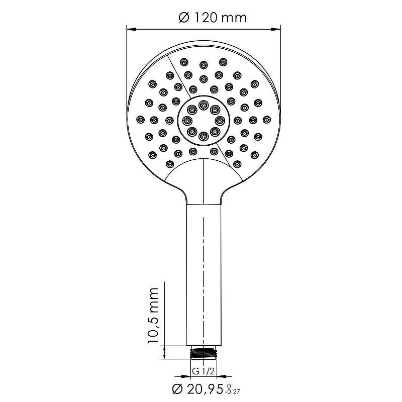 Ручной душ WasserKRAFT A357