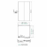 Душевой уголок WasserKRAFT Dill 110x80 61S14