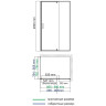 Душевой уголок WasserKRAFT Elbe 90x80 74P20