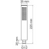 Ручной душ WasserKRAFT A103