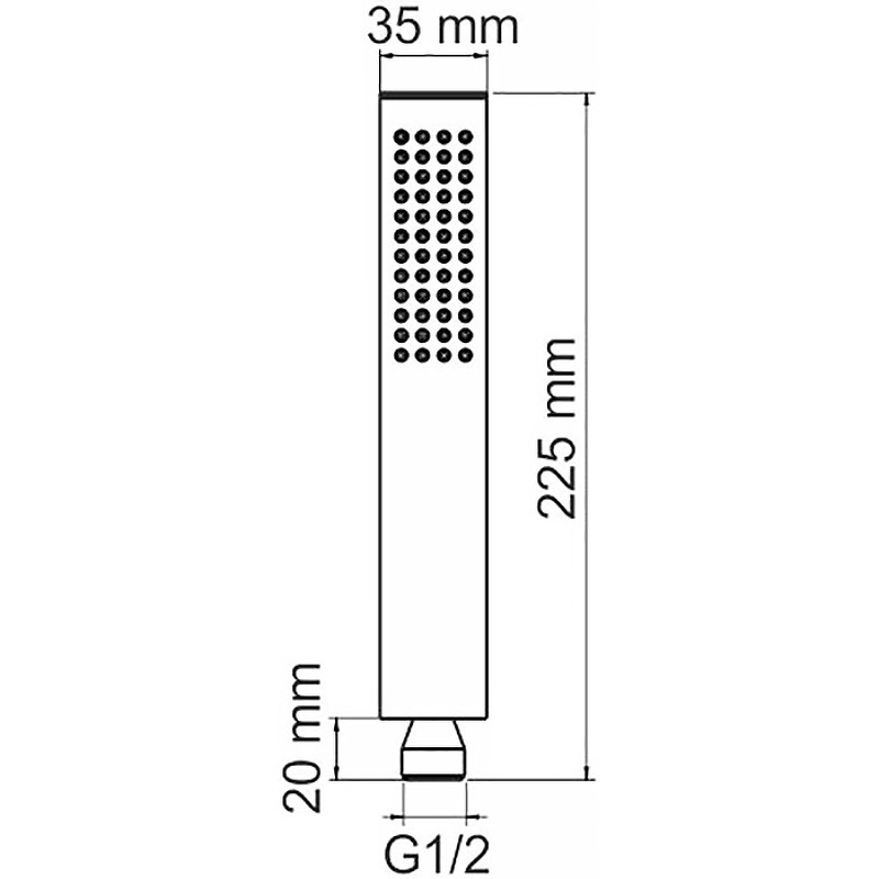 Ручной душ WasserKRAFT A103