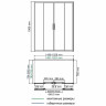 Душевой уголок WasserKRAFT Lippe 150x80 45S47