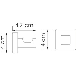 Крючок WasserKRAFT Rhin K-8723