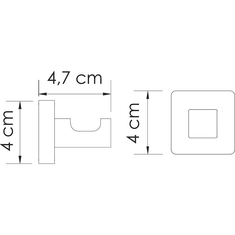 Крючок WasserKRAFT Rhin K-8723