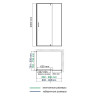 Душевой уголок WasserKRAFT Spree 90х80 14P20