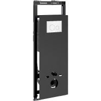 комплект инсталляции с клавишей и бачком WasserKRAFT Salm 27TLT.010.ME.BL.WH02 для унитаза